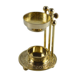 Brûleur d'encens de bonne conception, nouveau Design de finition polie, porte-encens en métal en laiton de meilleure qualité, décoration de la maison - Product Image 5