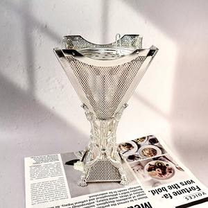 Best-selling Metal Middle Eastern Carbon Incense <b>Burner</b> Exquisite Waistline Decoration Gold <b>Silver</b> Bakhoor Arabic Incense <b>Burner</b> - Product Image 3