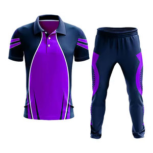 เสื้อคริกเก็ตแขนสั้นสำหรับทั้งชายและหญิงดีไซน์ใหม่เสื้อคริกเก็ตแบบระเหิด - Product Image 3