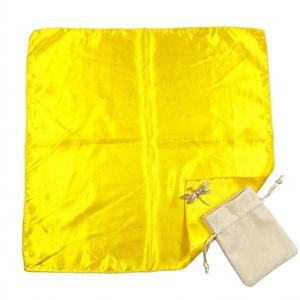Olive <strong>Green</strong> <strong>Silk</strong> Feel Square Scarf for Womens Neck and Hair Styling - Product Image 4