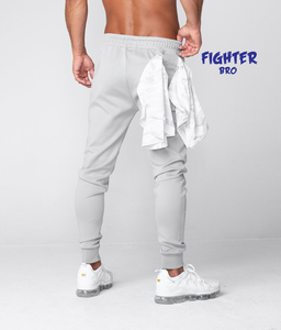 Pantalon en molleton de coton pour hommes, tissu chaud épais et respirant, coupe flexible, parfait pour la course à pied, les voyages décontractés et la mode en plein air. - Product Image 6