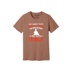 T-shirt 100% coton avec impression de thèmes de bouddha Style décontracté 12 options de couleur 160-180 Placement de conception personnalisable GSM lourd - Product Image 2