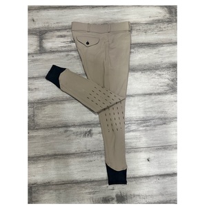 Factory Supply Hammered Easy To Wash <b>Knee</b> <b>Patch</b> Silicon Riding Breeches with Customized Colour for Comfortable Horse Rindge - Product Image 3