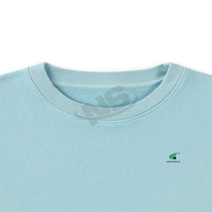 เสื้อสเวตเตอร์สำหรับผู้ชายชุดลำลองผ้าคอตตอนผสมทรงหลวมเสื้อสเวตเชิ้ตแบบสั่งตัดจากผู้ผลิตปากีสถาน - Product Image 3