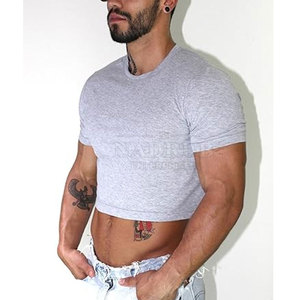 Camiseta corta ajustada informal con estilo moderno y camiseta recortada de cuello redondo de manga corta con aspecto clásico y sensación suave - Product Image 4