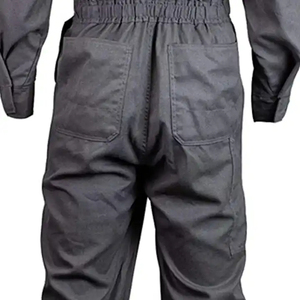Traje de Trabajo de Seguridad Ignífugo y Transpirable de Algodón Gris con Certificación CE, Ribete Reflectante, Venta al por Mayor de Fábrica OEM, Protección - Product Image 6