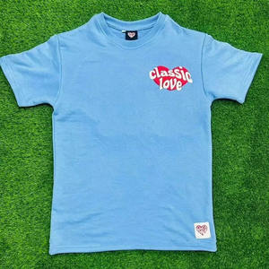 Camisetas con logotipo personalizado para hombre de alta calidad 250 Gsm algodón ropa de calle estilo cómodo Unisex cuello Puff estampado 100% algodón suave - Product Image 3