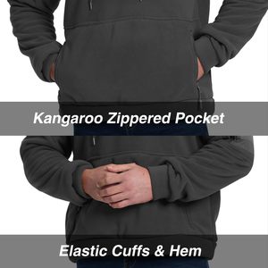 เสื้อฮู้ดผู้ชายผ้าฟลีซโอเวอร์ไซส์ผ้าคอตตอนผสมเสื้อโอเวอร์ไซส์ผ้า100% พิมพ์ลายได้ตามต้องการ420gsm - Product Image 4