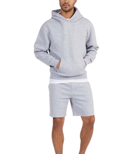 Custom Logo Street Wear Acid Wash Distressed Fleece <b>Shorts</b> Set For Men 100% Cotton Sportswear <b>Short</b> Set - Product Image 5