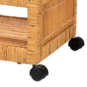 Eco Friendly Natural Rattan Bar Cart <b>Trolley</b> Minimal Design Wholesale Cheap <b>Furniture</b> For Hotel Bar Restaurant Bulk Supplier - Product Image 4