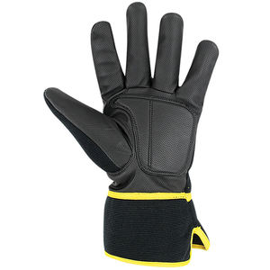 Cuero de vaca Premium impermeable ambidiestro recubierto de PVC anticorte resistencia al calor seguridad construcción guantes protección - Product Image 5