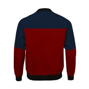 Rompevientos de lana ligero personalizado para hombre, diseño de Golf impermeable informal de talla grande Jaet para otoño, estilo bombardero de longitud larga - Product Image 6