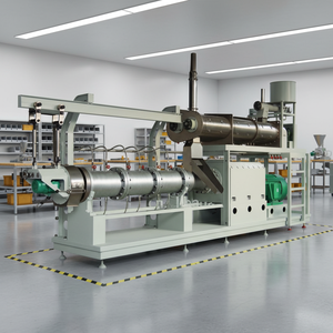 1Ton/saat Sturgeon, Kedi Balığı, Sazan, Alabalık Yemi Ekstrüzyon Yüzen Balık İşleme Makinesi - Product Image 2