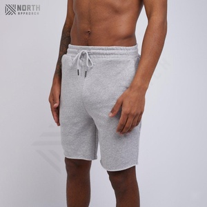 Pantalones Cortos Deportivos de Malla Gruesa para Hombre, Estilo Vintage Desgastado con Lavado Ácido, Estilo Urbano para Correr con Aspecto Deslavado al Sol - Product Image 1