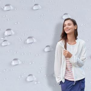 Tại chỗ Kim Loại nhăn Nylon đá <span class=keywords><strong>Polyester</strong></span> 20D Zou vải xuống áo khoác bánh mì Áo Khoác Mặt trời bảo vệ quần áo Polynesian vải - Product Image 2