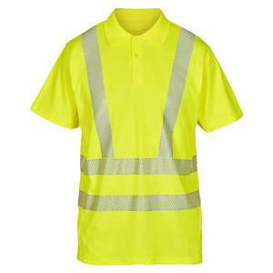 OEM <b>Men's</b> Reflective Hi Vis Safety Construction Work for Polo T-<b>Shirts</b> Cheap Price <b>Short</b> <b>Sleeve</b> Anti-Wrinkle Printed Work Wear - Product Image 5