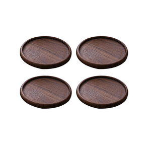 Sous-verres et sets de table carrés en bois d'acacia écologiques classiques avec logo personnalisé, vente chaude, décoration pour la maison et les restaurants, fournisseur indien - Product Image 2