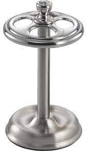 Porte-brosse à dents mural en acier, support de dentifrice-marron, fait à la main, support moderne du milieu du siècle pour salle de bain - Product Image 3