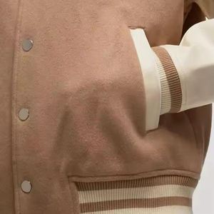 Veste universitaire unisexe personnalisée de haute qualité en laine réversible, séchage rapide, imperméable, coupe-vent, respirante, hiver, OEM - Product Image 5