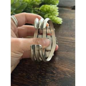 Bobby Johnson Royston Turquoise & Sterling <b>Silver</b> Fashion <b>Cuff</b> <b>Bracelet</b> - Product Image 6