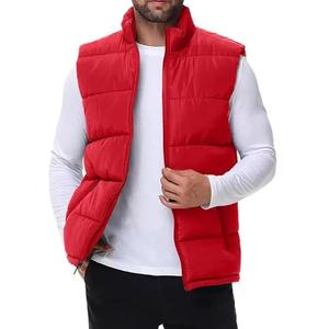 Gilet matelassé léger en duvet, couleur personnalisée, nouvelle collection automne-hiver 2025, vente chaude, style zippé, pour homme et femme - Product Image 1