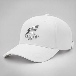 En stock, casquette légère à séchage rapide, broderie tendance, coton, style 5 panneaux avec fonction imperméable - Product Image 2