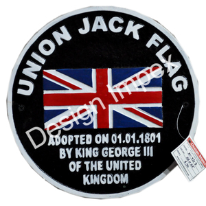 East India Company Plaque en métal Panneau général décoratif Vente chaude Plaque décorative de taille personnalisée Type de montage facile - Product Image 3