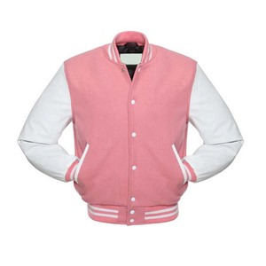 Custom made varsity <b>jacket</b> <b>white</b> leather sleeve black wool body varsity <b>jacket</b> Letterman <b>Jacket</b> with custom logo OEM Services - Product Image 2