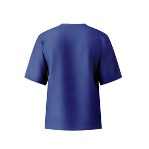 เสื้อ dript-Shirt ใส่ได้ทั้งชายและหญิงเสื้อ100% ผ้าฝ้ายแนวสตรีทแวร์ทรงหลวมแขนครึ่งคอลูกเรือย้อมธรรมดาลายกราฟิกสำหรับคู่รัก - Product Image 2