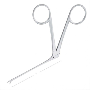 Instrumentos de ontología de alta calidad, fórceps ENT de acero inoxidable, fórceps de oreja de cocodrilo de 8,5 cm, fórceps de oreja de Metal Manual Struempel - Product Image 3