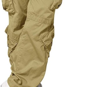 Pantalon cargo pour hommes entièrement personnalisé Styling parfait Vente chaude Taux raisonnable Meilleurs modèles Pantalon cargo pour hommes avec poids léger - Product Image 3