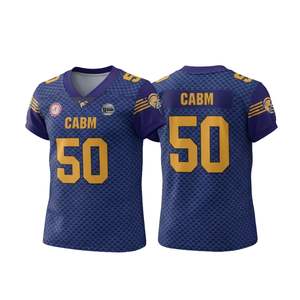 Servicios de Sublimación OEM, Camiseta de Fútbol Americano, Diseño Personalizado, Tela de Secado Rápido, Uniforme de Equipo para Adultos, Camisetas de Fútbol - Product Image 4