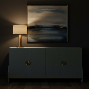 Mueble Moderno Ecológico Multifuncional Rectangular con Estante de Segunda Luna en Gris Ágata - Product Image 3