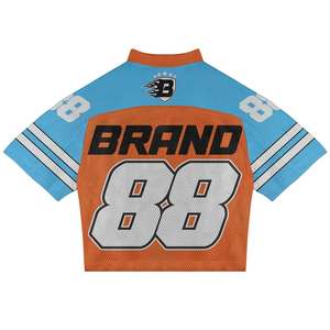 Chemise tissée à manches courtes en maille de haute qualité à séchage rapide Durable respirant écran de sublimation solide à haute affinité - Product Image 5