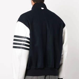 Veste universitaire de basket-ball personnalisée pour unisexe Blouson d'aviateur vintage de haute qualité avec impression personnalisée et lettre brodée pour homme et collège - Product Image 6