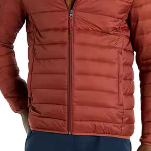 Veste matelassée à col montant pour hommes, imperméable, respirante, coupe-vent et isolée pour l'hiver froid, style High Street - Product Image 5