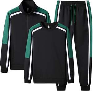 Ensemble de survêtement d'hiver pour homme de qualité supérieure, 3 pièces, coupe ajustée, 100% coton - Product Image 1