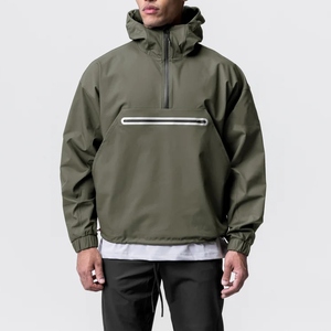 Factory Direct Premium Quality Men's Half Zip Hoodie Comfortable Breathable Fabric Customizable Design New Arrival for Spring - Product Image 5