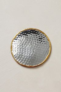 Posavasos con forma de Granada dorada con diseño dorado texturizado, Juego de 4 elegantes accesorios decorativos para mesa de comedor para el hogar a la venta - Product Image 6