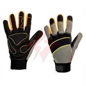 Gants de mécanicien légers personnalisables FLASH GEAR en gros, vêtements de travail professionnels pour hommes, sangle unique, fabrication de haute qualité - Product Image 6