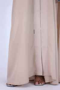 Abaya Nida personnalisée avec des manches à volants en mousseline de soie, vêtements islamiques en gros pour femmes, Ramadan, Eid, Turquie, Abaya - Product Image 4