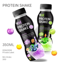 Bebida de Chocolate con Alto Contenido Nutricional y Sin Azúcar - Batido de Proteínas de 15G - Botella de 350ml - Bebidas Energéticas Deportivas - Marca Privada OEM