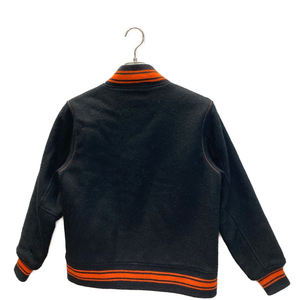 Noir laine varsité veste Orange garniture classique Letterman Bomber unisexe collège veste Streetwear mode vêtements d'extérieur 2025 à la mode - Product Image 3