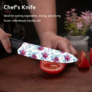 Cuchillo de Chef de Cerámica en Oferta para Uso Doméstico, Precio de Fábrica de Alta Calidad, Hecho a Mano, Comercial, Ambidiestro, Mango de Plástico, Duradero - Product Image 5