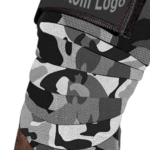 Logo personnalisé Musculation élastique Powerlifting Néoprène Genouillères Unisexe Prix direct d'usine pour l'haltérophilie - Product Image 3