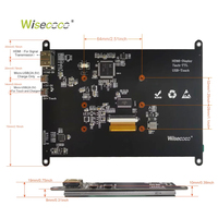 Écran LCD tactile personnalisé de 7 pouces 1024*600 avec double haut-parleur intégré pour Raspberry Pi 4 3 PC Ordinateur AIDA64 Switch