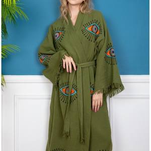 Kimono Largo para Mujer, Diseño Moderno y Minimalista con Mangas Largas, Estilo Fluido y Fácil de Usar para Looks Inspirados en la Moda - Product Image 6