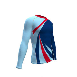 Rash Guard imprimé de logo sur mesure, fabricant de Rash Guard de natation de surf à manches longues pour hommes, imprimé en gros - Product Image 3