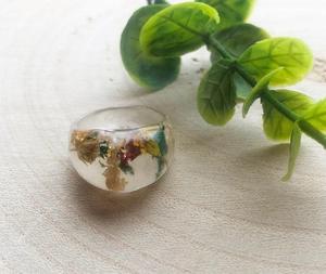 Premium Transparent <b>Resin</b> ring Handmade Elegant Swirl Pattern Bangle Ring Modern Style Women's Giftby f s i - Product Image 2