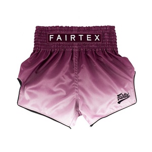 Shorts de Muay Thai professionnels en satin doux, séchage rapide, respirants, vêtements de sport pour hommes. - Product Image 3